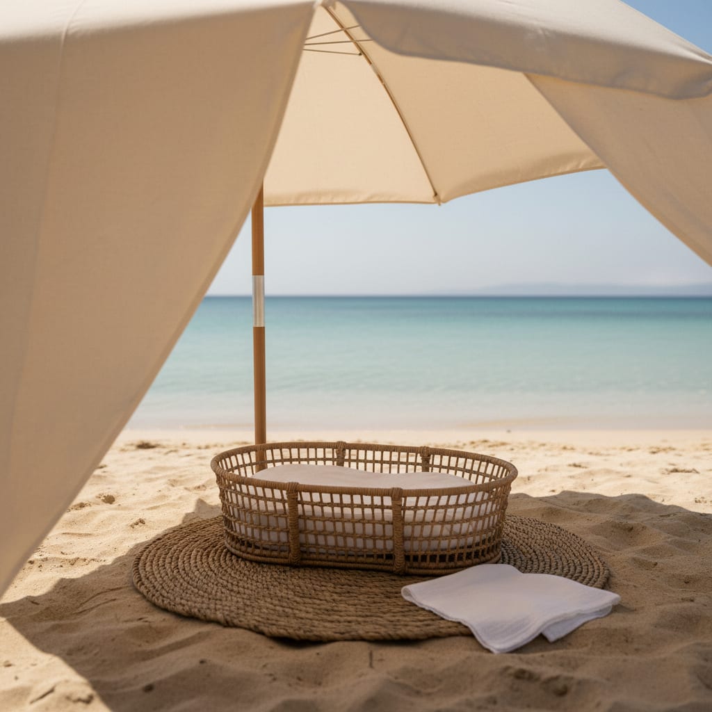 Baby Nap at the Beach: Shade, Heat and Where It Happens