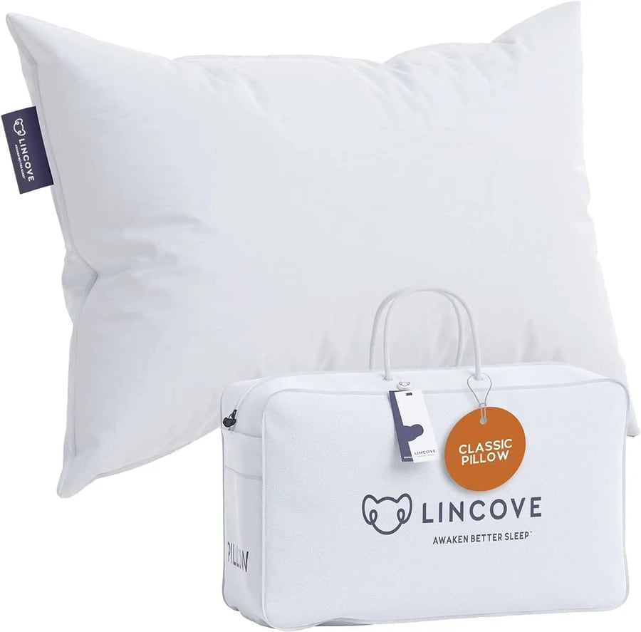 Lincove Classic Hotel Collection down pillow