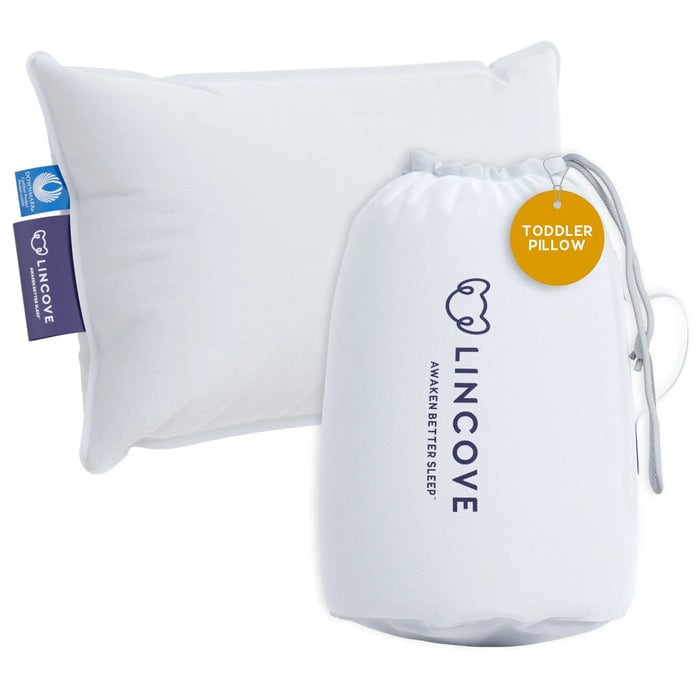 Lincove down and feather toddler pillow